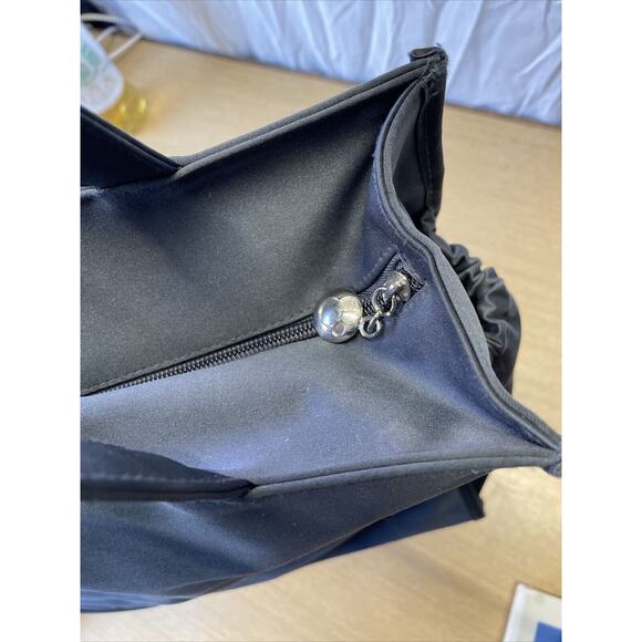 Disney Gallery Mickey Mouse Logo Shoulder Bag Gray‎ Embroidered Tote - Picture 4 of 7